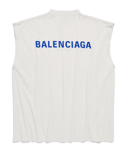 BAL3NCIAGA SLEEVLESS T-SHIRT